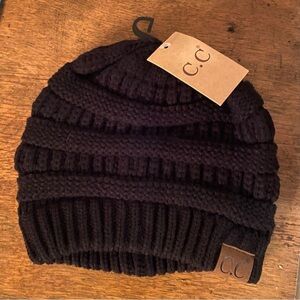 NWT C.C Women's Trendy Basic Chunky Soft Ribbed Cable Knit Skull Cap Beanie Hat